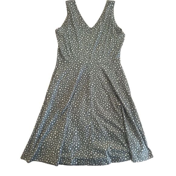 FENSACE Women's M Green Floral Midi Tank Dress Sleeveless NWOT - Picture 3 of 3